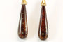 Boucles d'oreilles Boucles d’oreilles anciennes en or, piqué sur écaille de tortue 58 Facettes 7410