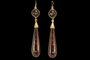 Boucles d'oreilles Boucles d’oreilles anciennes en or, piqué sur écaille de tortue 58 Facettes 7410