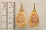 Boucles d'oreilles Boucles d'oreilles en or 14 carats avec camées en corail 58 Facettes 7664