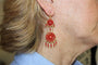 Boucles d'oreilles Boucles d'oreilles anciennes en or 14 carats et corail 58 Facettes 7668