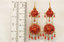 Boucles d'oreilles Boucles d'oreilles anciennes en or 14 carats et corail 58 Facettes 7668