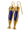 Boucles d'oreilles Castellani - Boucles d’oreilles amphores en or jaune et lapis-lazuli 58 Facettes 7684