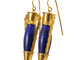 Boucles d'oreilles Castellani - Boucles d’oreilles amphores en or jaune et lapis-lazuli 58 Facettes 7684
