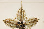 Boucles d'oreilles Boucles d’oreilles - Fleur en or 14 carats avec perles et saphirs 58 Facettes 7690