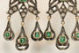 Boucles d'oreilles Boucles d'oreilles catalanes anciennes en or 14 carats, diamants et émeraudes 58 Facettes 7686
