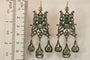 Boucles d'oreilles Boucles d'oreilles catalanes anciennes en or 14 carats, diamants et émeraudes 58 Facettes 7686