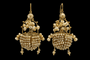 Boucles d'oreilles Boucles d'oreilles anciennes - Perles naturelles en or 14 carats 58 Facettes 7708