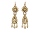 Boucles d'oreilles Boucles d'oreilles anciennes en or jaune 14 carats et perles 58 Facettes 7702