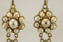 Boucles d'oreilles Boucles d'oreilles anciennes en or jaune 14 carats et perles 58 Facettes 7702