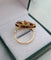 Bague 49.5 Bague Art déco trois ors en or 18 carats et diamants 58 Facettes 339