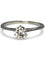 Bague 52 Solitaire - Bague en or blanc 18K avec diamant 0,45 ct 58 Facettes 1588