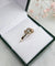 Bague 52 Bague cœur en or jaune 18 carats avec diamant 58 Facettes 468