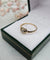 Bague 52 Bague cœur en or jaune 18 carats avec diamant 58 Facettes 468