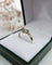 Bague 52 Bague cœur en or jaune 18 carats avec diamant 58 Facettes 468