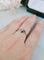 Bague 57 Bague solitaire vintage en or gris 18 carats et diamant 0,15 ct 58 Facettes 320