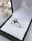 Bague 57 Bague solitaire vintage en or gris 18 carats et diamant 0,15 ct 58 Facettes 320