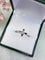 Bague 57 Bague solitaire vintage en or gris 18 carats et diamant 0,15 ct 58 Facettes 320
