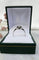 Bague 57 Bague solitaire vintage en or gris 18 carats et diamant 0,15 ct 58 Facettes 320
