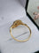 Bague 54 Bague en or jaune 18 carats avec saphir et diamants 58 Facettes 521