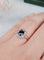 Bague 51,5 Bague marguerite en or rose et platine avec saphir et diamants 58 Facettes 387