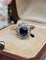 Bague 51,5 Bague marguerite en or rose et platine avec saphir et diamants 58 Facettes 387