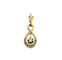 Pendentif Pendentif vintage entrelacé en or rose 18 carats et diamants 58 Facettes 643