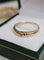 Bague 55.5 Bague en or jaune 18 carats sertie d’un diamant taille brillant 58 Facettes 669