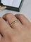 Bague 55.5 Bague en or jaune 18 carats sertie d’un diamant taille brillant 58 Facettes 669