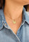 Pendentif Augis - Médaille d’amour corbeille en or jaune 18 carats et rubis synthétiques 58 Facettes 545
