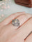 Bague 54 Bague vintage en or blanc 18 carats sertie d’un diamant jaune 58 Facettes 555