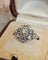Bague 54 Bague vintage en or blanc 18 carats sertie d’un diamant jaune 58 Facettes 555