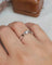 Bague 53 Polello - Bague solitaire en or blanc 18 carats avec diamant 0,10 ct 58 Facettes 630