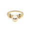Bague 51 Bague solitaire en or jaune 18 carats et perle de culture 58 Facettes 683