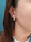Boucles d'oreilles Boucles d'oreilles dormeuses Art déco en or rose 18 carats 58 Facettes 667