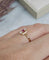 Bague 50.5 Bague en or jaune 18 carats avec rubis et diamants 58 Facettes 712