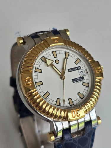 Montre Longines Rodolphe - Montre automatique en acier 39 mm 58 Facettes