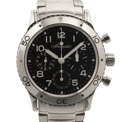 Montre Breguet Type XX - Montre Aeronavale chronographe en acier full set 58 Facettes
