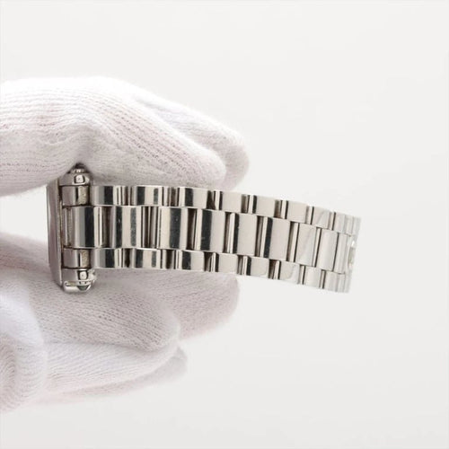 Montre Chopard Happy Sport - Montre en acier avec 5 diamants, set complet 58 Facettes