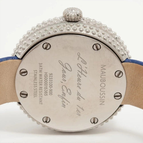 Montre Mauboussin L'heure du premier jour enfin - Montre en acier cadran nacre 58 Facettes