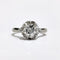 Bague 52 Bague solitaire en or blanc 750 sertie d’un diamant 0,80 ct 58 Facettes 1-761/3