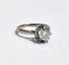 Bague 52 Bague solitaire en or blanc 750 sertie d’un diamant 0,80 ct 58 Facettes 1-761/3