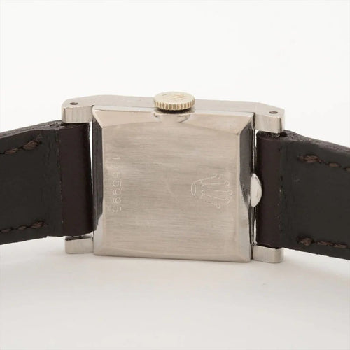 Montre Rolex Precision - Montre vintage en or blanc 18 carats avec coffret 58 Facettes
