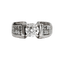 Bague 51.5 Bague solitaire accompagné en or blanc 18k et diamants 58 Facettes 1-888/1