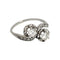 Bague 55 Bague Toi & Moi en platine 950 et diamants 58 Facettes 1-1119/4