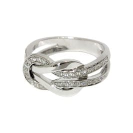 Bague 53 Fred Chance Infinie - Bague semi-pavée en or blanc et diamants 58 Facettes 1-1241/1