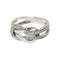 Bague 53 Fred Chance Infinie - Bague semi-pavée en or blanc et diamants 58 Facettes 1-1241/1