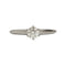 Bague 52 Tiffany & Co - Bague solitaire en platine avec diamant 0,32 ct 58 Facettes 1-1404/2