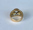 Bague 53 Bague rétro en or jaune 18K et diamants 58 Facettes R240022