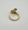 Bague 52.5 Bague Toi & Moi en or jaune 18 carats, émeraude et diamants 58 Facettes