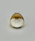 Bague 54 Bague en or jaune 18 carats ornée de grenats et perles 58 Facettes